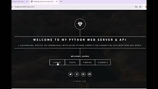 creating timeline post throu api endpoints python pythonprogramming restfulapi [upl. by Amhsirak]