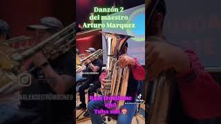 Danzón 2 bass trombone and tuba [upl. by Aikkin]