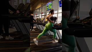 Treadmill running  beautiful female shorts ￼ [upl. by Bohannon]