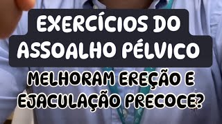 Exercícios do assoalho pélvico para ereção e ejaculação precoce  o que temos de evidências [upl. by Karine]