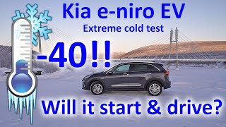 Kia eniro EV in 40° Will it work [upl. by Barbie583]