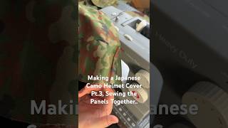 The Making Of a Custom Japanese quotFlecktarnquot Helmet Cover Pt3 military camo army japan [upl. by Nellda]