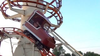 Insane Toboggan Roller Coaster POV Little Amerricka Wisconsin [upl. by Fayre383]