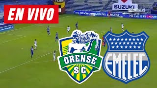 ORENSE VS EMELEC EN VIVO  LIGA PRO FECHA 4 [upl. by Schreibman]