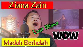 ZIANA ZAIN MADAH BERHELAH REACTION 1992LIVE Wow BEST VOICE [upl. by Sueaddaht]