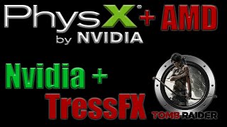 Can AMD Radeon Cards Use PhysX Can Nvidia Cards Use TressFX [upl. by Nylear879]