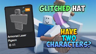 Roblox uploaded a glitched hat ROBLOX [upl. by Nalod728]