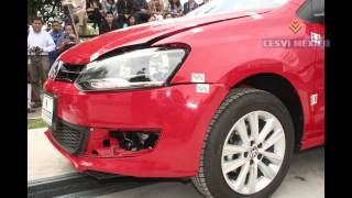 2013 Lowspeed crashtest Volkswagen Polo [upl. by Portwine783]