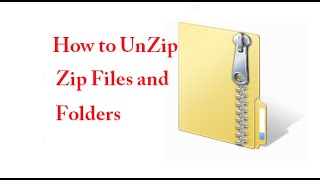 How to Unzip or Extract Zip Files and Folders  UrduHindi [upl. by Mindy]