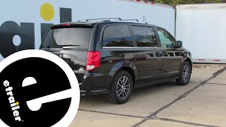 etrailer  How to Set Up Your Curt Trailer Hitch Receiver on a 2017 Dodge Grand Caravan [upl. by Placia185]