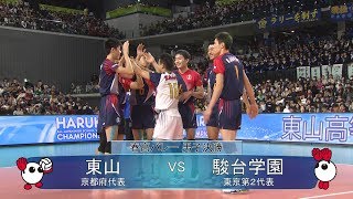 【きょうのハイライト☆決勝／東山（京都）vs駿台学園（東京）［男子］】春の高校バレー2020･第72回全日本バレーボール高等学校選手権大会 [upl. by Andel152]