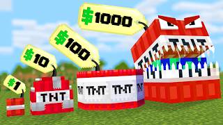 Minecraft but I can Buy Custom TNT [upl. by Emee]