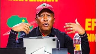 WHEN JULIUS MALEMA SPILL BIN pressconference [upl. by Nywg]