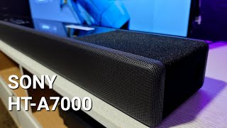 Barra de Sonido Sony HT A7000 [upl. by Eelyrag]