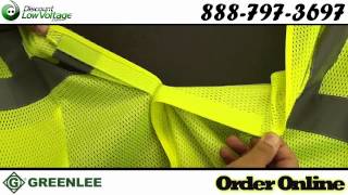 ANSI Class 2 High Visibility Fluorescent Safety Vest Large [upl. by Lanevuj]