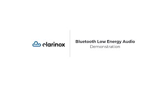 Bluetooth Low Energy Audio aka Auracast™ streaming by Clarinox [upl. by Ardnasirhc]