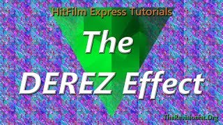 Derez VGHS Pixelation Wavy amp Horizontal Lines Effects in Hitfilm Express [upl. by Candyce427]