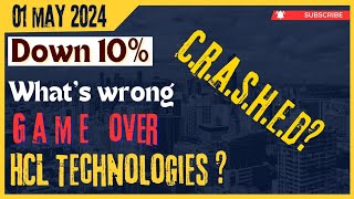 HCL TECHNOLOGIES IT Large Cap Giant Whats Wrong With This Stock Will Selling Pressure Continue 😭 [upl. by Gapin]