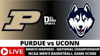 PURDUE VS CONNECTICUT LIVE 🏀 NCAAM Basketball National Championship 🏆 APR 8 2024 [upl. by Niwrad]