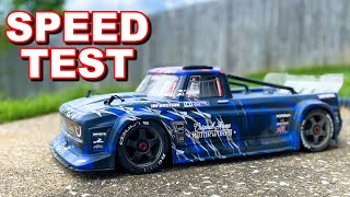 NEW SPEED RECORD How Fast is the Arrma Infraction V2 RC Car Right out of the Box  TheRcSaylors [upl. by Klatt964]