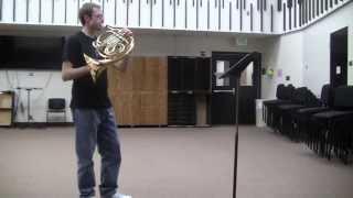 Shostakovich Symphony no 5 Movement 1 High Horn Excerpt [upl. by Toiboid]