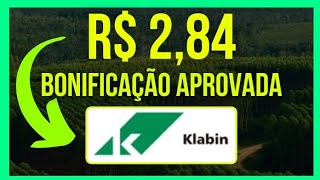 KLBN4  KLABIN APROVADA BONIFICAÇÃO DATACOM e PREÇO MÉDIO dividendos klabin klbn3 klbn11 klbn4 [upl. by Leftwich]