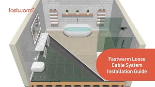 Fastwarm Electric Underfloor Heating  Loose Cable Install Guide [upl. by Ikim295]