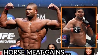 Alistair Overeem on Horse Meat Protein  Getting Big [upl. by Nnaeiram690]