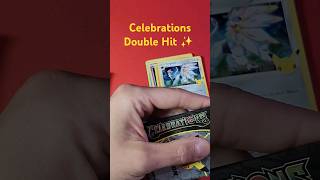 Pokemon Celebrations Booster Pack Opening Double Hit [upl. by Dickenson]