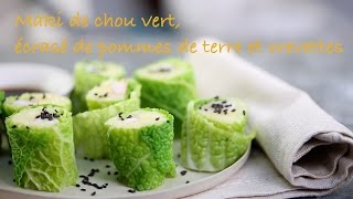 Recette maki chou vert [upl. by Yks723]