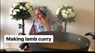 Cooking lamb curry with a tangy twist😋 [upl. by Neras]