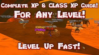 AQ3D Fast Xp amp Class Xp Methods For ANY LEVEL AdventureQuest 3D [upl. by Gobert884]