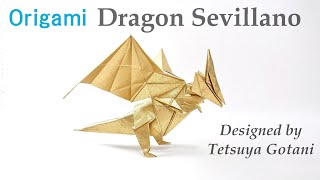 Origami Dragon tutorial [upl. by Silliw]