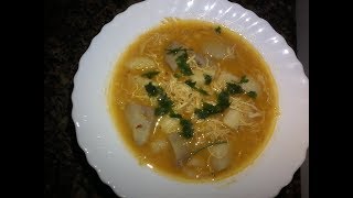 SOPA DE CARÁ  INHAME COM PEITO DE FRANGO DESFIADO [upl. by Nylynnej]