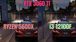 i3 12100f vs Ryzen 5600x rtx 3060 ti [upl. by Mcleroy]