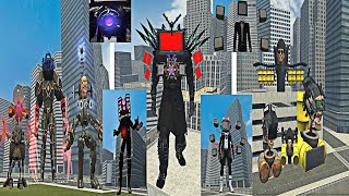 MECHA UGRADE BOSS TVMANSPEAKERMAN AND CAMERAMAN VS ACID SKIBIDI TOILET EVIL In Garrys Mod [upl. by Eppesiug]