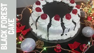 Black Forest Cake  Foret Noire  Genoise  Genoise au chocolate  Christmas Cake  Mauritius  TTK [upl. by Hulbig]