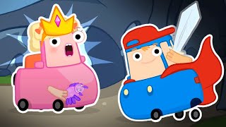 The cars are looking for a way out of the scary cave New full episodes of cartoons for kids [upl. by Micheal]