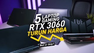 Makin MURAH 5 Rekomendasi Laptop GAMING RTX 3060 Edisi November 2023 [upl. by Bittencourt832]