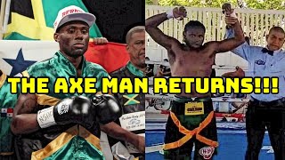 NICHOLAS WALTERS RETURNS TO BOXING AFTER 7 YEARS THE AXE MAN IS BACK 🥊🇯🇲 [upl. by Amice]