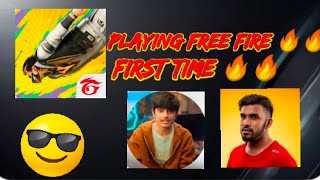 Playing FREE FIRE 🔥🔥First Time gaming TotalGaming093 [upl. by Yelrebmyk]