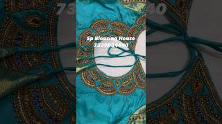 Customized Blouse for bride aaribeadwork stone work trending shortsvideo youtubeshorts ytshort [upl. by Ludba]