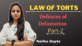 Defamation PART2 Law of Torts [upl. by Festus]