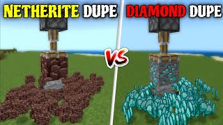 2 BEST Diamond And Netherite Duper for Minecraft 120 Bedrock amp Pocket Edition  Easy Diamond Farm [upl. by Flossie]