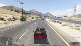 GTA 5 Top Speed Drag Race Lampadati Tropos Rallye vs Obey Omnis [upl. by Chet]