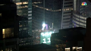 Watch the Times Square ball drop to ring in New Years 2024  NBC New York [upl. by Eillim991]