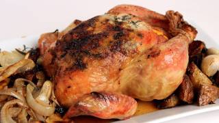 Whole Roast Chicken Recipe  Laura Vitale  Laura in the Kitchen Episode 302 [upl. by Marcel719]