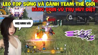 FREE FIRE  LEO TOP SEVER VIỆT NAM VÀ GÁNH TEAM THẾ GIỚI VỚI SKIN quotM1887 VŨ TRỤ HỦY DIỆTquot [upl. by Wesa]