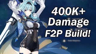 C0 Eula F2P Build Showcase Over 400K Burst Damage  Genshin Impact [upl. by Eeryk]