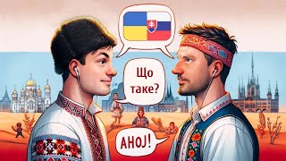 Slovak vs Ukrainian  Can they understand each other [upl. by Midian965]